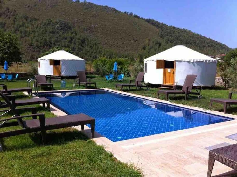 Yol Glamping Hotel Kayakoy ภายนอก รูปภาพ